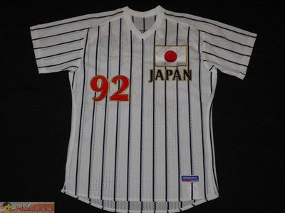 貳拾肆棒球--珍藏品！1992巴塞隆納奧運日本代表隊實戰球衣複刻版Mizuno日製