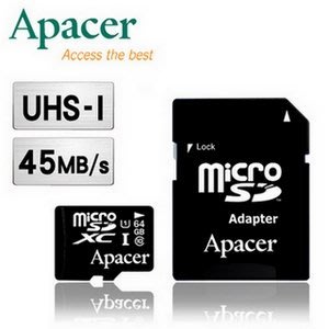 限時優惠 Apacer宇瞻 MicroSD TF SDHC UHS-I C10 64G 64GB 手機 記憶卡 終身保固