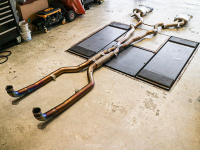 【樂駒】美品 F10 M5 BMW M Performance 鈦合金 排氣管 蠍子代工