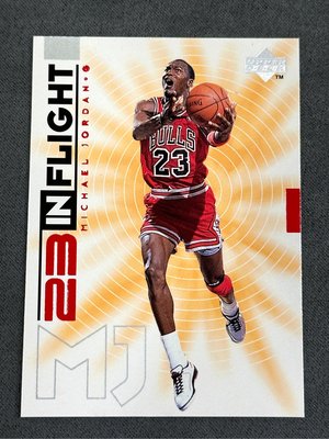 [NBA球卡] 1998 UD 23 InFlight Michael Jordan #IF1 喬丹籃球卡