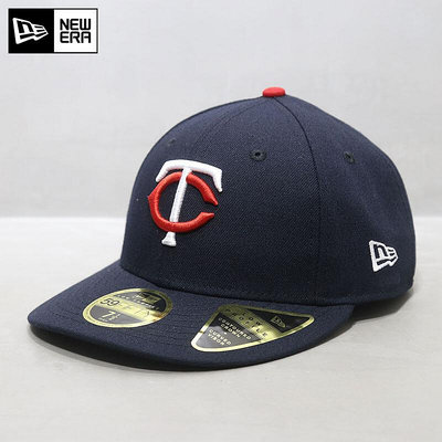 棒球帽59FIFTY全封閉平檐帽球員版MLB明尼蘇達雙城隊TC黑色UU代購