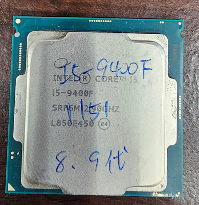 Intel  Core I5-9400F 拆機良品 無風扇