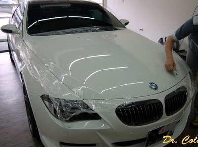 Dr. Color 玩色專業汽車包膜 BMW M6 全車包膜細紋自體修復透明犀牛皮 (PPF)