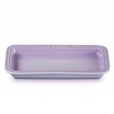 Le Creuset 粉彩紫 長方盤 25cm LC 壽司盤 日式長盤