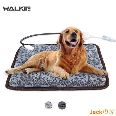 Jackの屋WALKIE 110v狗貓寵物電熱毯 恆溫電熱毯 防水電熱毯 狗狗貓咪專用 貓用小型取暖器 斷電保護 動物床45cm