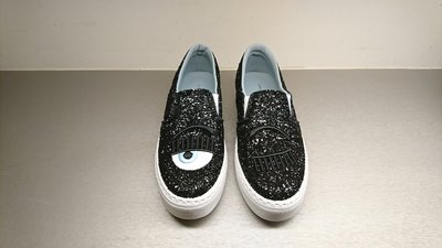 [全新真品代購] CHIARA FERRAGNI 眨眼 黑色亮片 平底鞋 / 懶人鞋 (多款顏色)