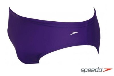 Speedo男士三角泳褲 Essential Logo 6.5cm (紫色)