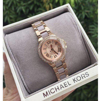 歐美代購Michael Kors MK3253 MK4292 玫瑰金 羅馬 水鑽 粉色 手錶 時尚錶 MK錶 MK