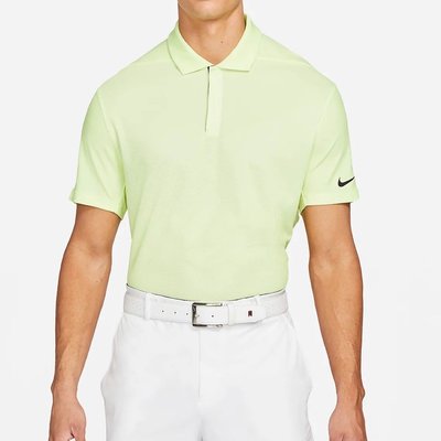 【貓掌村GOLF】NIKE golf 男款高爾夫 老虎伍茲系列 短袖polo衫 螢光黃