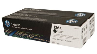 HP CE310AD 原廠黑色碳粉匣(雙包裝) 適用:M175/M275/CP1025