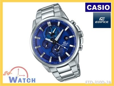 ETD-310D-2A 藍 ETD-310 CASIO EDIFICE 世界地圖《台灣卡西歐公司貨》24-Watch