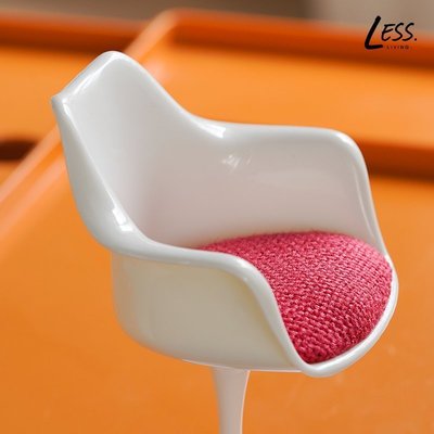 L    livin 設計師模型配件椅子擺件郁金香迷你椅1:6娃娃屋裝飾-不同規格咨詢客服