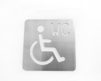 ＊設計品＊不鏽鋼無障礙廁所標示牌、化妝室掛牌、衛生間吊牌、洗手間標示牌、殘障廁所標示