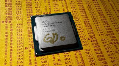 1150[二手CPU良品] I5-4570 L3 6M 批號SR14E 4/6 c326 一元起標 1元起標