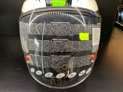 瀧澤部品 ZEUS 瑞獅 611E 原廠鏡片 透明片 遮陽 抗UV 配件 備品 半罩安全帽 通勤