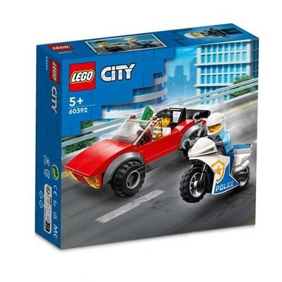 台中＊宏富＊樂高積木 LEGO City Police 60392 警察摩托車飛車追逐