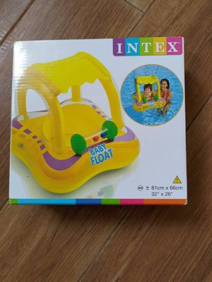 INTEX寶寶坐圈/嬰幼兒泳圈/嬰兒豪華坐艇/水上泳圈