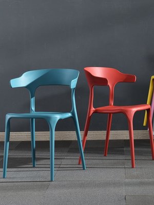 塑料椅成人加厚家用餐椅靠背椅子北歐創意餐桌椅咖啡廳