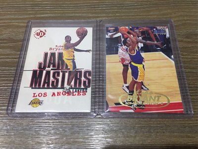 【NBA】1997-98 UD3 JAM MASTERS、1998-99 Fleer Tradition Kobe Bryant 球員卡 共2張 (卡況普通)