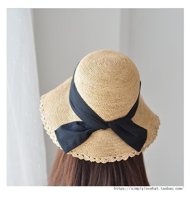 日本雜誌大推 寬簷夏天摺疊抗UV遮陽帽 日本草帽 籐編帽 夏季日本帽子