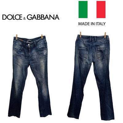 【皮老闆】二手真品 Dolce &amp; Gabbana D&amp;G 牛仔褲 (牛3)