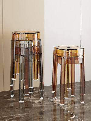 居家佳：餐椅餐桌椅子家用飯桌塑料輕奢高級簡易塑料凳馬卡龍折疊陽臺 自行安裝