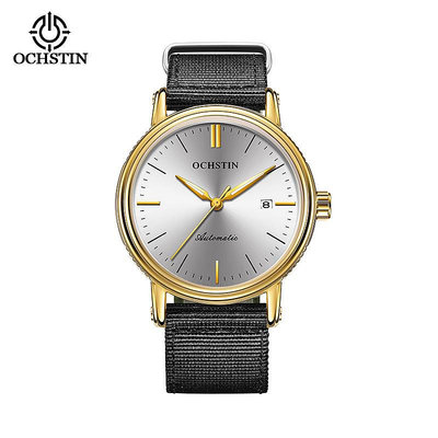 手錶男 OCHSTIN新款鏤空全自動機械錶輕奢簡約時尚腕錶防水尼龍帶機械錶