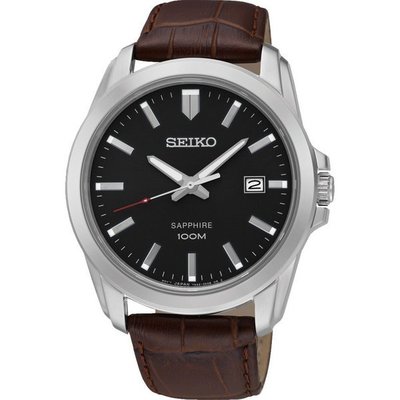 SEIKO 經典時尚男皮帶腕錶/黑面/7N42-0GD0C-熱賣補貨到