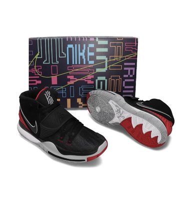 籃球鞋 Kyrie 6 EP 明星款 男鞋 氣墊避震 包覆 運動球鞋黑紅(BQ4631-002)原價4200特價3380尺寸27、27.5