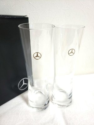 Mercedes-Benz日本賓士原廠精品高級啤酒杯套組(日本製造)