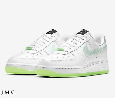 【Runner潮鞋鋪】NIKE AIR FORCE 1 07 LX 白綠 笑臉 夜光 休閒板鞋 男女鞋 CT3228-100