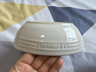 法國酷彩Le Creuset17cm橢圓形沙拉碗深碗深盤純白