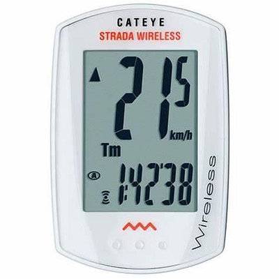 全新日本CATEYE CC-RD300W Strada Wireless 自行車無線碼錶 白色 出清價1500元