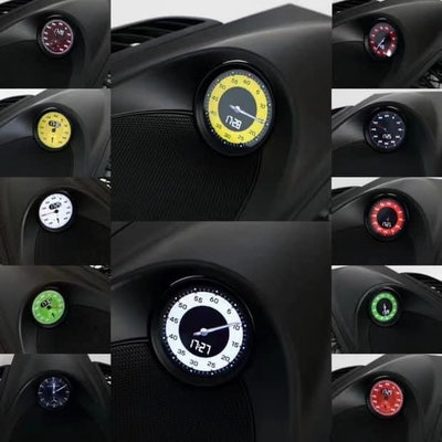 TWL台灣碳纖 Porsche保時捷 718改色可變色液晶螢幕 GT4 RS GTS 電子跑車計時器套件
