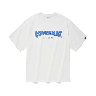 銀子多多 [COVERNAT] 22春夏 Drawing Logo T恤(白色)