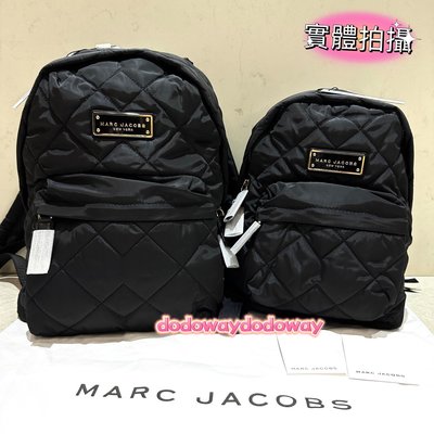 現貨 大款 Outlet 正品 Marc Jacobs MJ後背包 菱格紋後背包 尼龍包 後背包 手提包 包包男 小香風