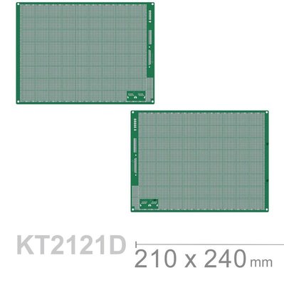 『聯騰．堃喬』KT-2121D 210 x 240 mm 雙面 83 x 80 孔 FRP  PCB板 萬用電路板