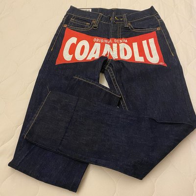 日本品牌 COCOLULU 絕版 經典品牌logo直筒牛仔褲 #25(日本購回)