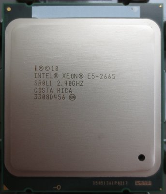 【含稅】 Intel Xeon E5-2665 2.4G 20M 2011 8C16T 115W 正式CPU 一年保