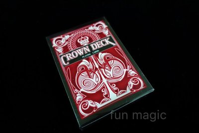 [fun magic] crown deck 皇冠撲克牌 紅色皇冠撲克牌 red crown deck