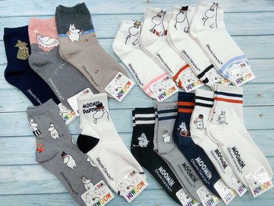 (14款) MOOMIN 嚕嚕米  可愛卡通襪 長筒襪 韓國進口襪子