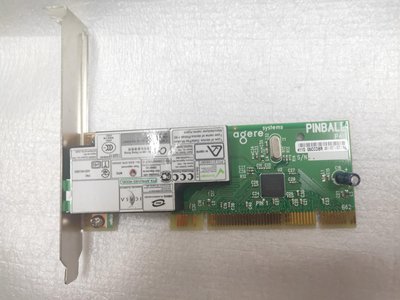 【電腦零件補給站】美商傑爾系統 Agere Systems Pinball P40 56K Modem PCI 數據卡