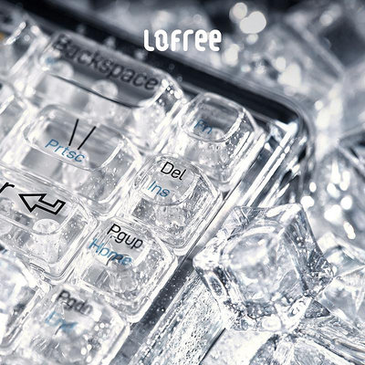 鍵盤 lofree洛斐1%鍵盤透明機械雙模游戲電腦臺式平板ipad68鍵