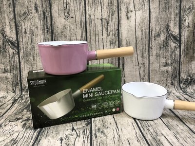 仙德曼琺瑯雪平鍋 牛奶鍋 不沾鍋 琺瑯鍋 0.8L