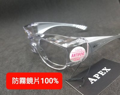 尼莫體育 APEX 護目鏡 防護眼鏡 高清透明防起霧 防疫護目鏡 防風鏡 男女適用 台灣製造