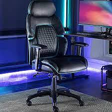 美兒小舖COSTCO好市多線上代購～True Innovations 電競椅 黑藍(1入)