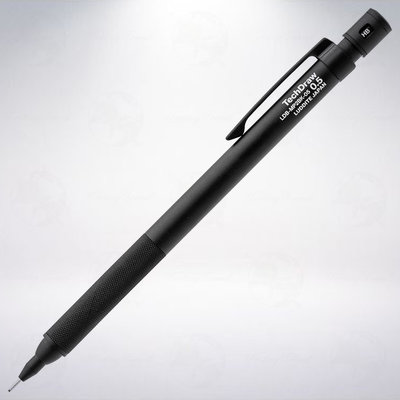 日本 LUDDITE TechDraw2 0.5mm 製圖用自動鉛筆: 黑色