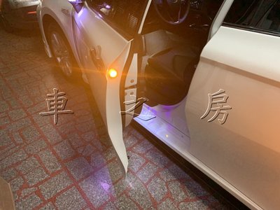 (車之房) 2019 8代 CAMRY HYBRID 專用 車門防撞警示燈 黃光閃爍 凸透鏡設計