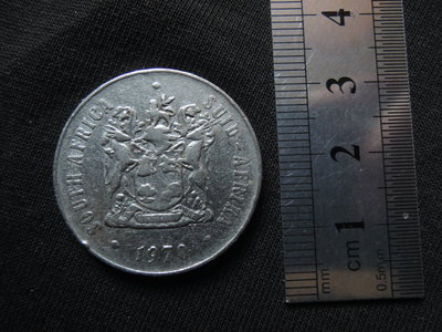 【寶家】~1970年南非 大型50分錢幣 [品項如圖]@573保真