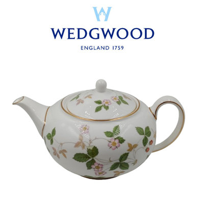 【皮老闆】 二手真品 WEDGWOOD STRAWBERRY 野莓 茶壺 (莓1)